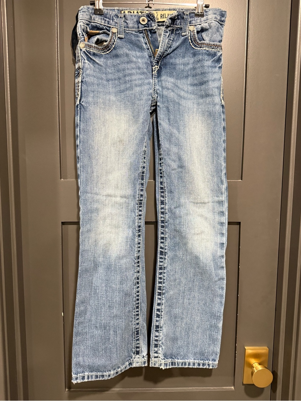 Light Wash Denim Jeans - Blue